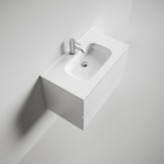 ArkiLife Smart 8046D - Hvid porcelænsvask