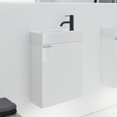 ArkiLife® Cobus ACC40 - Square Kompakt Badmøbel 40x22 cm  m/Porcelænsvask